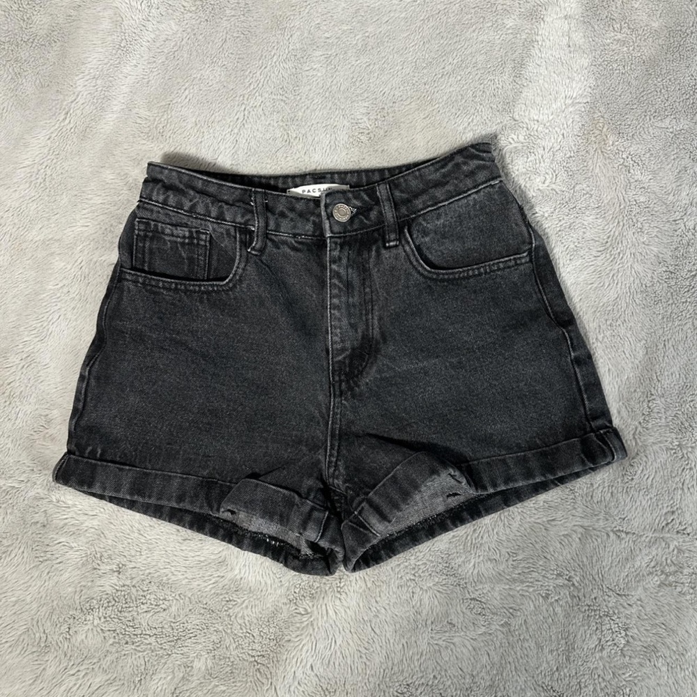 Pacsun black jean shorts